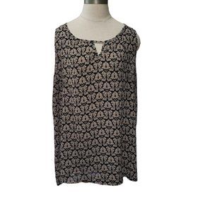 CT1358 Pleione Black & White Sleeveless Ladies Blouse L